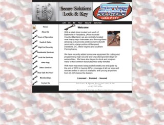 securesolutionslocksmith.com screenshot