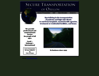 securetransportationoforegon.com screenshot