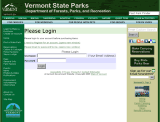 securevtstateparks.com screenshot