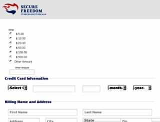 secureyourfreedom.org screenshot