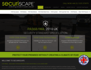 securiscape.co.uk screenshot