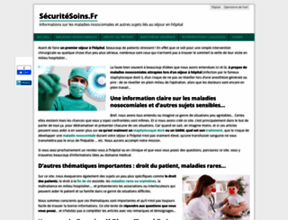 securitesoins.fr screenshot