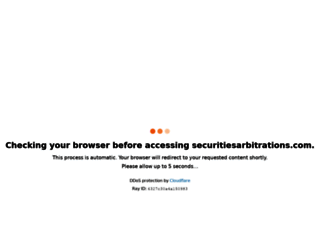 securitiesarbitrations.com screenshot