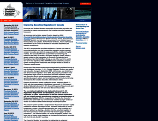 securitiescanada.org screenshot
