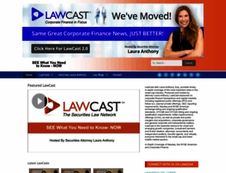 securitieslawcast.com screenshot