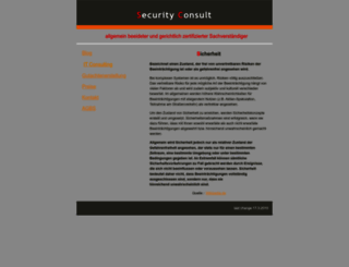 security-consult.at screenshot