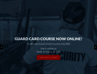 security-guard-training.net screenshot