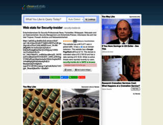 security-insider.de.clearwebstats.com screenshot