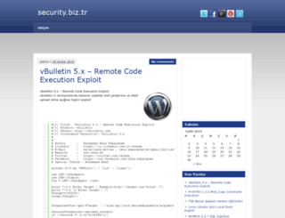security.biz.tr screenshot