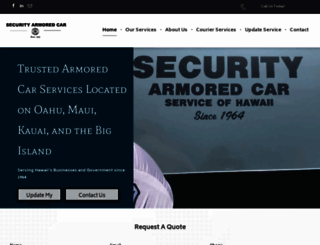 securityarmoredcarhawaii.com screenshot