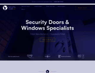 securitycare.co.uk screenshot