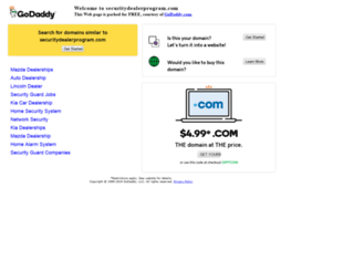 securitydealerprogram.com screenshot