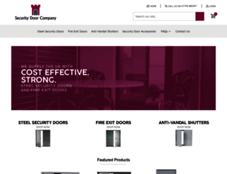 securitydoorcompany.com screenshot