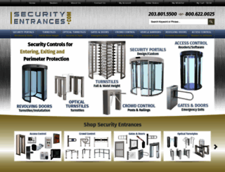 securityentrances.com screenshot