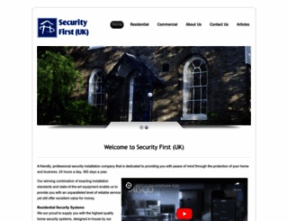 securityfirst.uk.com screenshot