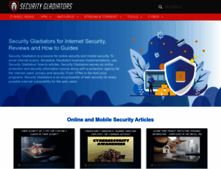 securitygladiators.com screenshot