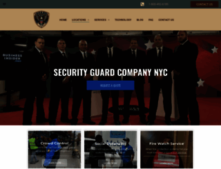 securityguardservice.com screenshot