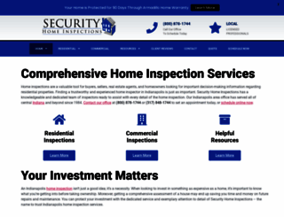 securityhomeinspection.com screenshot