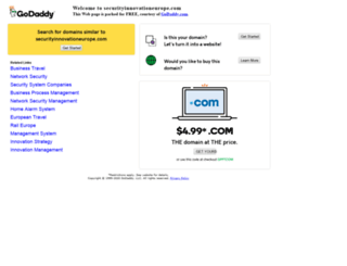 securityinnovationeurope.com screenshot