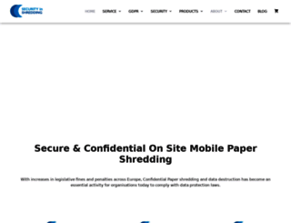 securityinshredding.com screenshot