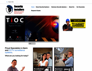 securityinstallers.com.au screenshot