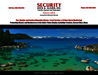 securitylockandalarm.com screenshot