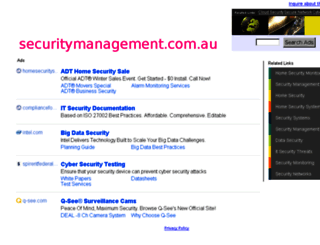 securitymanagement.com.au screenshot