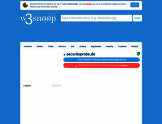 securityprobe.de.w3snoop.com screenshot
