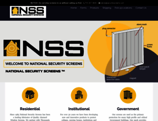 securityscreens.com screenshot