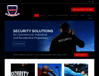 securityservicesvancouver.com screenshot