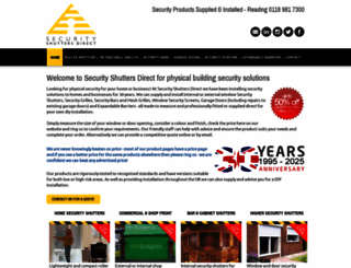 securityshuttersdirect.co.uk screenshot