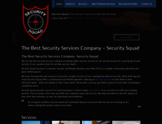 securitysquad.com.au screenshot