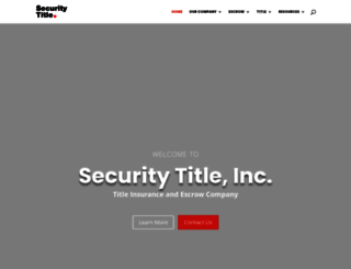 securitytitle.net screenshot