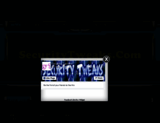 securitytweaks.com screenshot