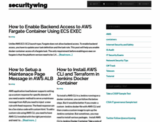 securitywing.com screenshot