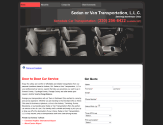 sedanorvantransportation.com screenshot