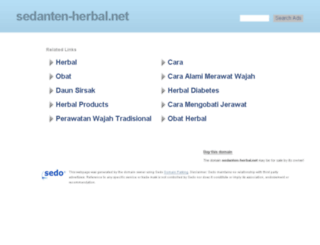 sedanten-herbal.net screenshot