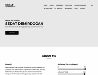 sedatdemirdogan.com screenshot