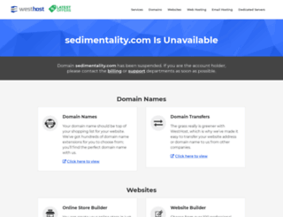 sedimentality.com screenshot