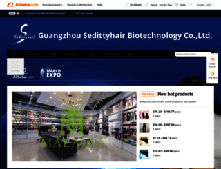 sedittyhairproducts.en.alibaba.com screenshot