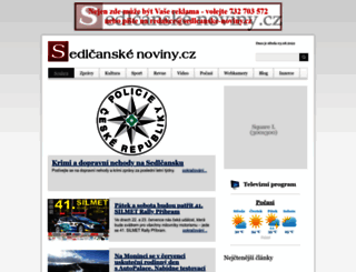 sedlcanske-noviny.cz screenshot