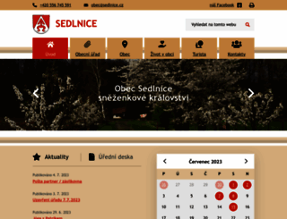 sedlnice.cz screenshot