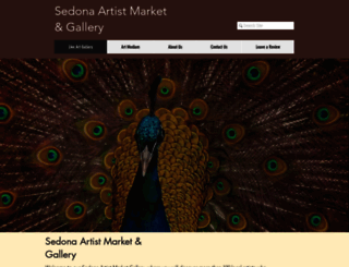 sedonaartistmarket.com screenshot