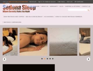 sedonasleep.com screenshot