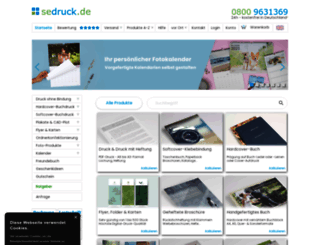 sedruck.de screenshot