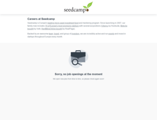 seedcamp.workable.com screenshot