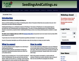 seedlingsandcuttings.eu screenshot
