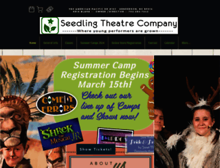 seedlingtheatrecompany.com screenshot