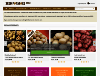 seedpotatoesdirect.co.uk screenshot