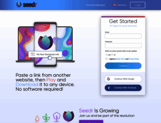 seedr.cc screenshot